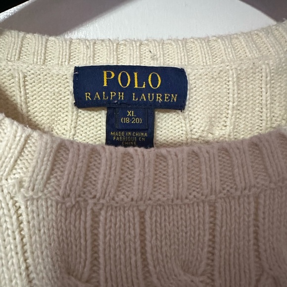CLOSET CLOSING BIG BOYS Polo by Ralph Lauren Cable Knit Sweater Bundle XL 18-20 - Picture 3 of 14